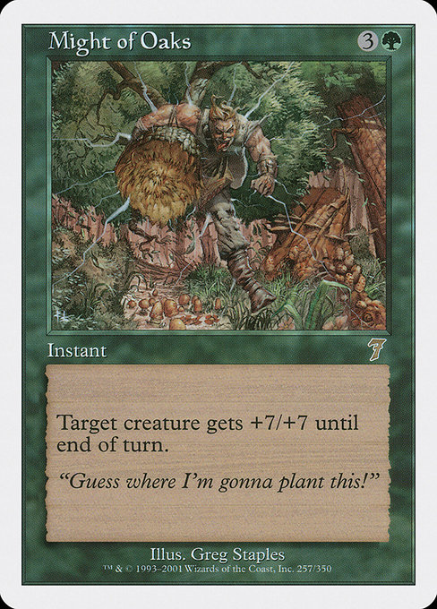 樫の力／Might of Oaks - MTGフレーバーテキストwiki | Magic